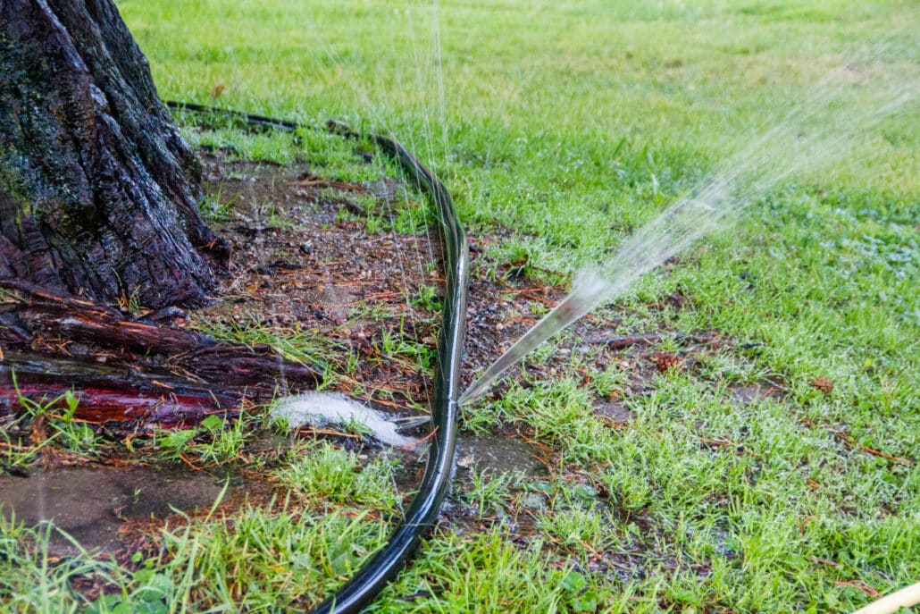 how to find irrigation system leaks