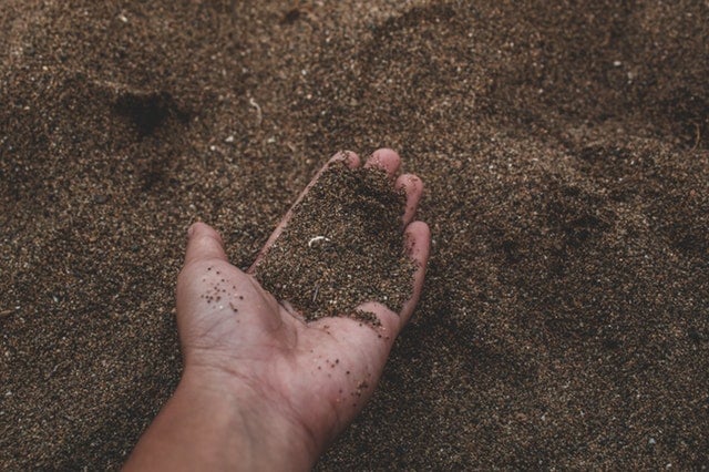 holding soil