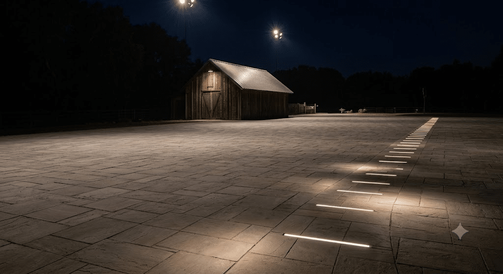 Paver lighting ideas