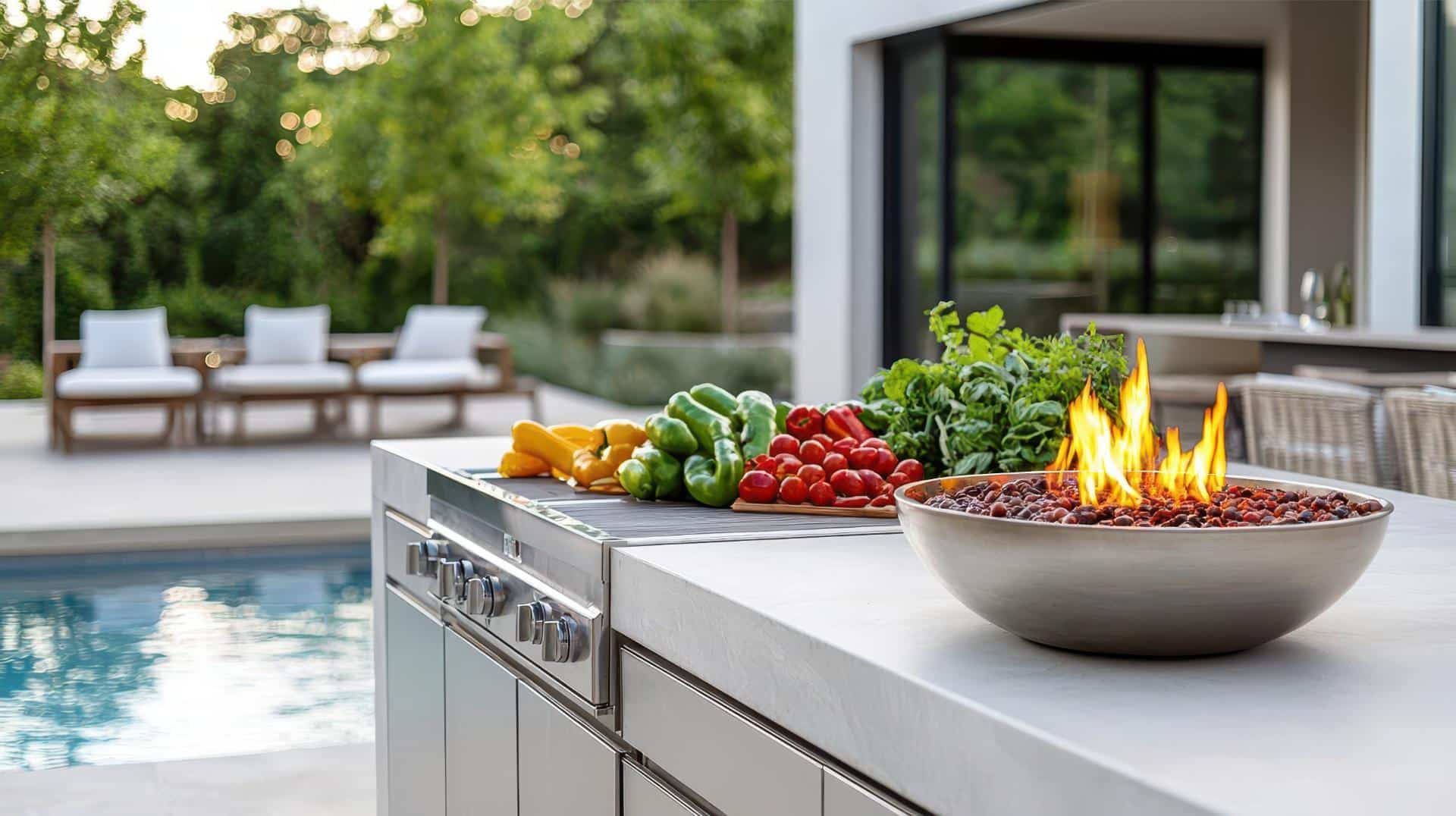 outdoor kitchen design