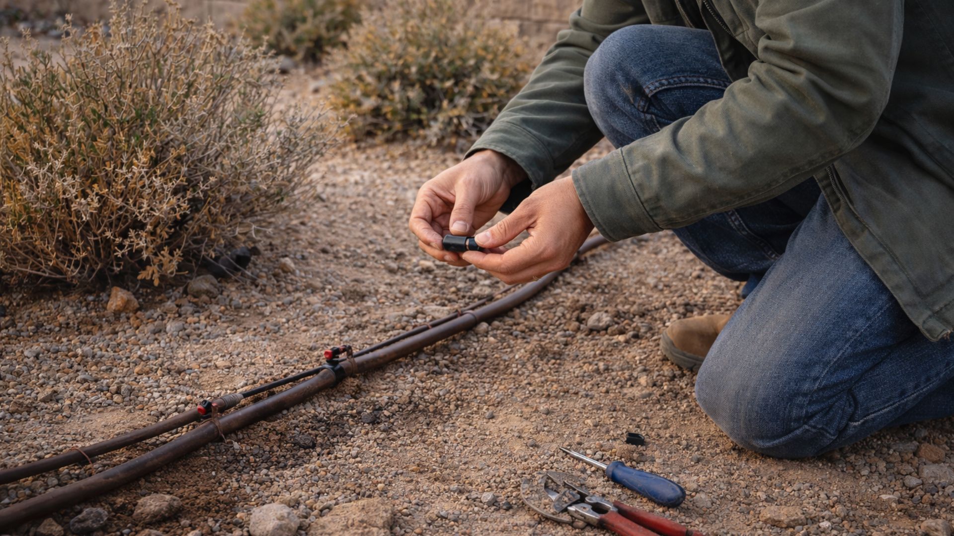 Landscaping ideas for winter with irrigation maintenance