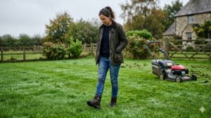 Can you mow wet grass safely