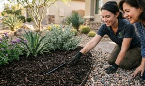 Mulch vs rock. Which is better for Las Vegas homeowners