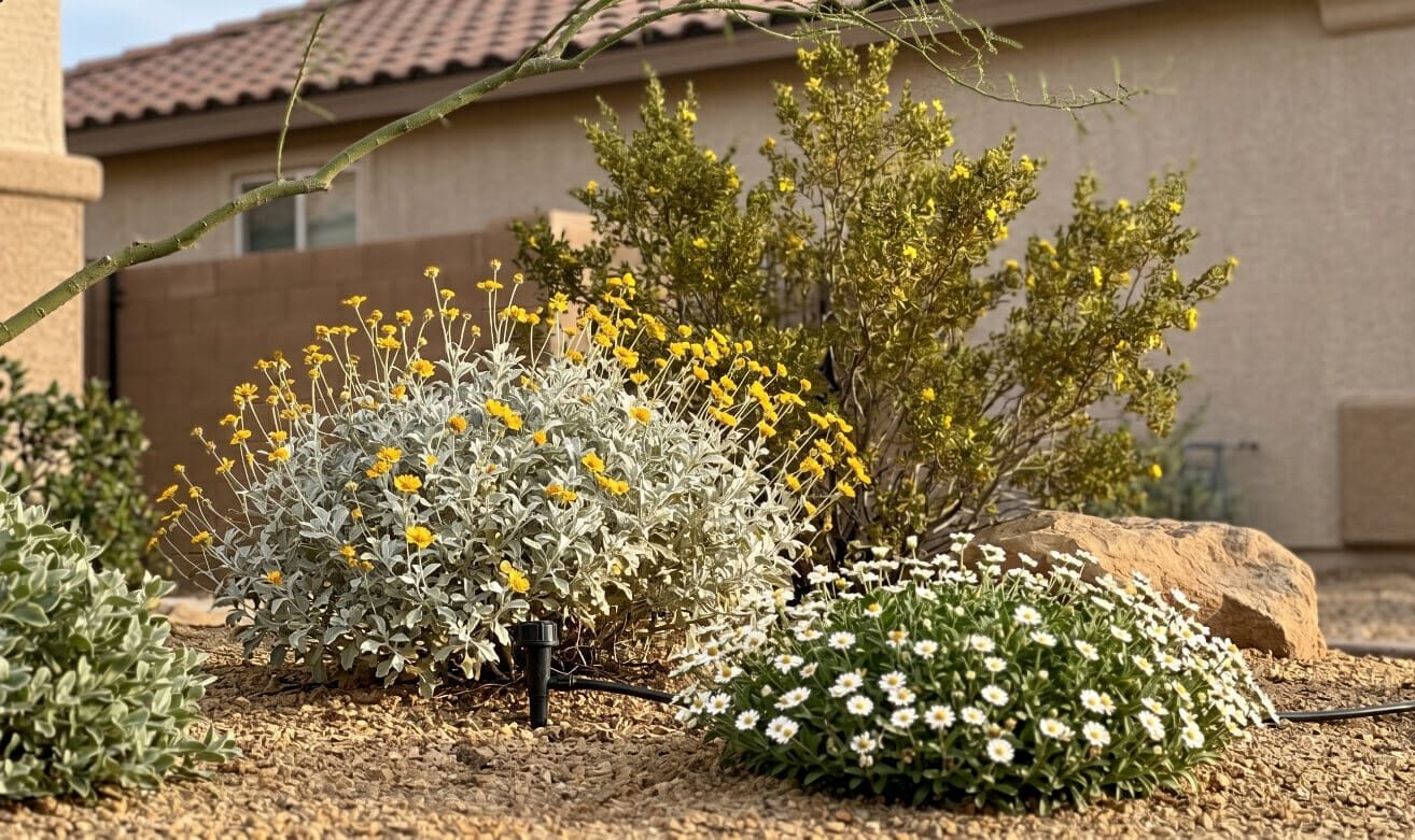 An image desert shrubs for Henderson NV