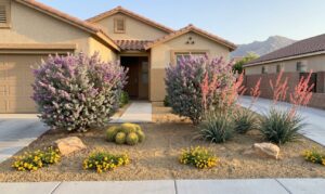 An image of shrubs that grow Henderson landscaping