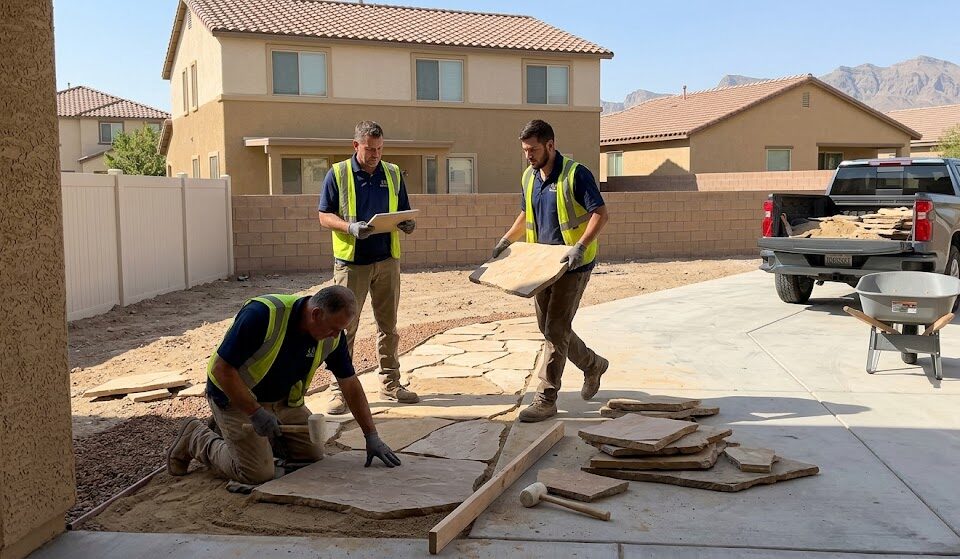 Landscape construction step by step