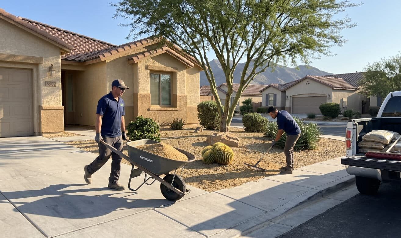 rerock your yard in Henderson