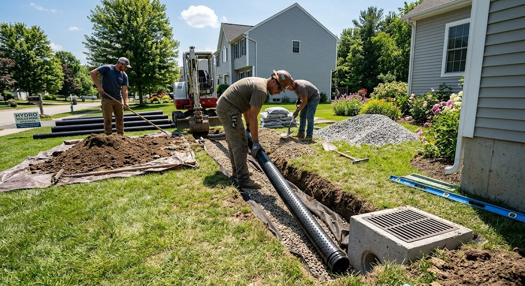 Yard drainage system