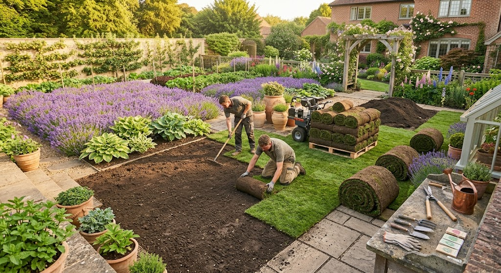 Sod installation image