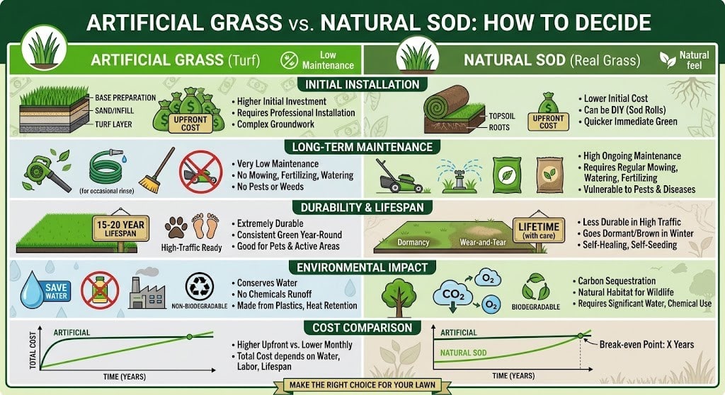 Artificial vs sod: Artificial Grass vs. Sod in Las Vegas