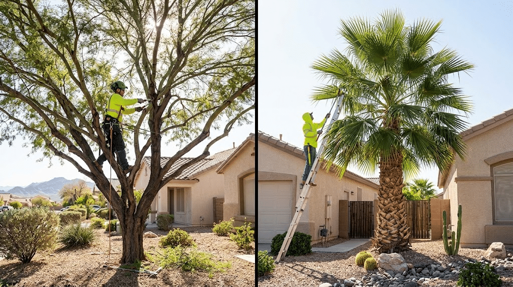 Tree Pruning vs Trimming in Las Vegas