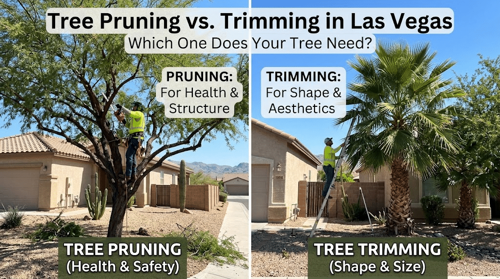 tree trimming vs tree pruning , the difference